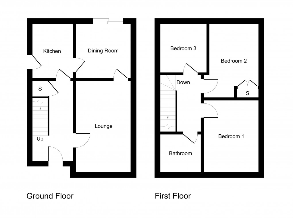 Floorplan for Lakeside Close, Widnes, Cheshire