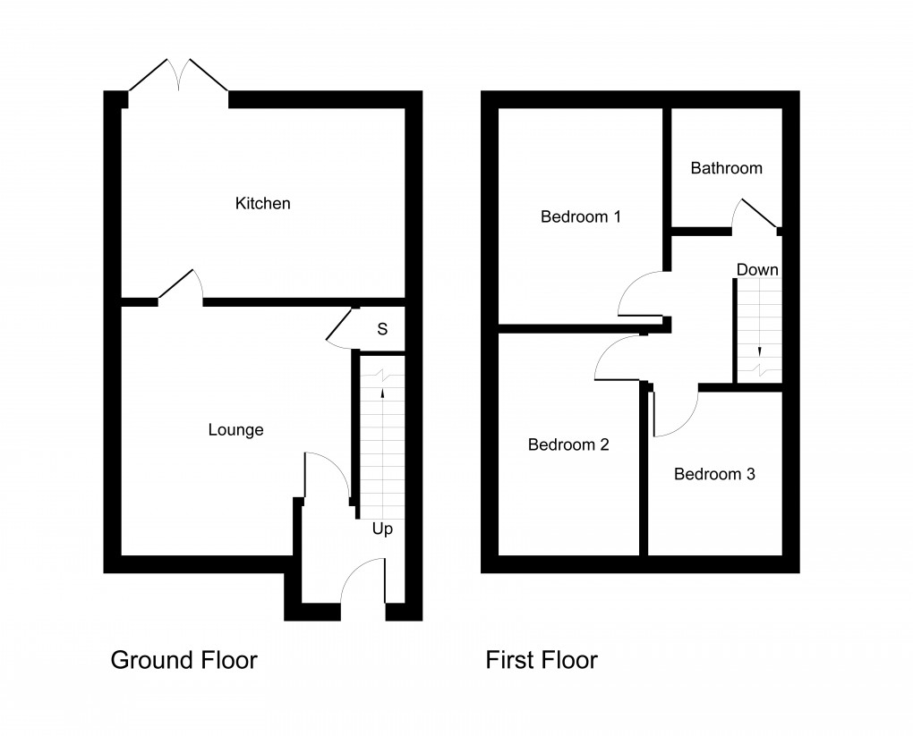 Floorplan for Cowan Way, Widnes, Cheshire