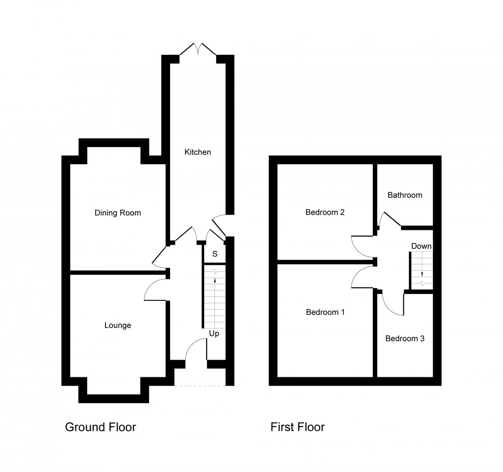Floorplan for Heath Road, Widnes, Cheshire