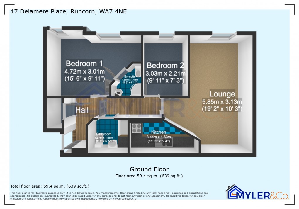Floorplan for Balfour Street, Runcorn, Cheshire