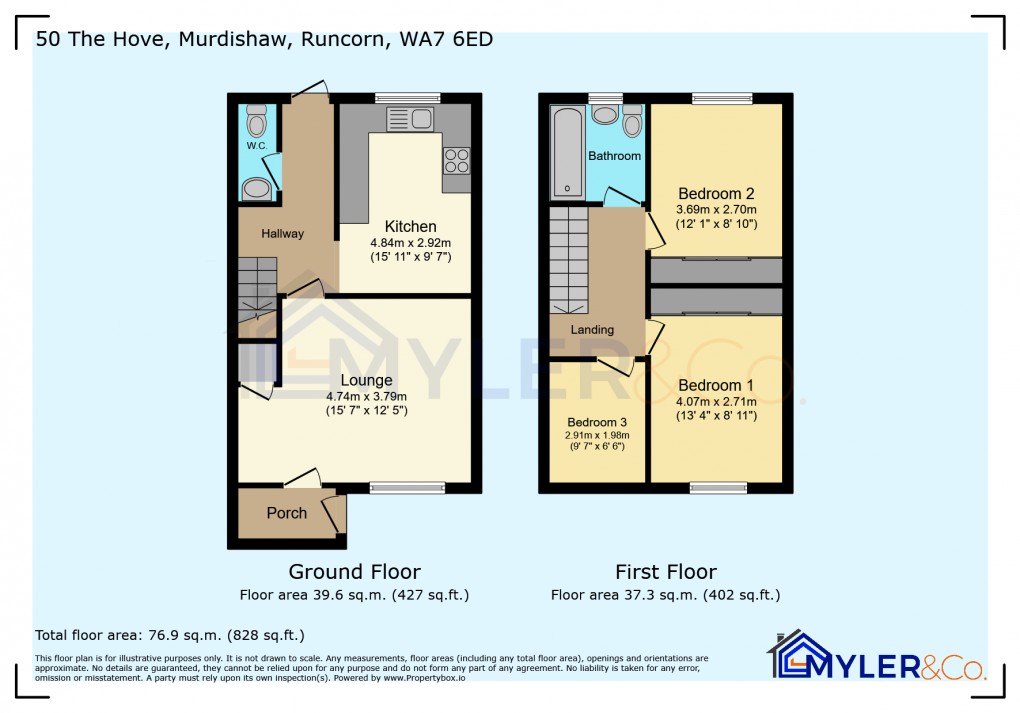 Floorplan for Murdishaw, Runcorn, Cheshire